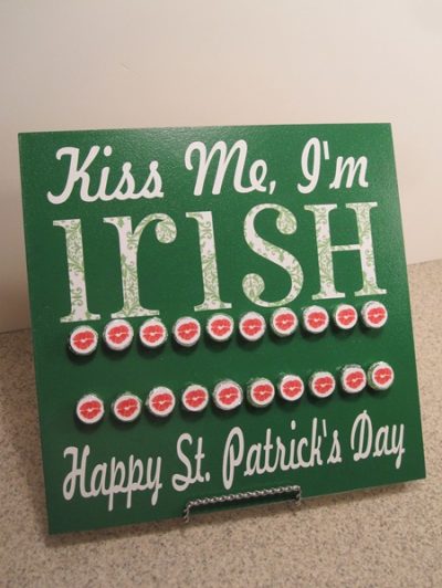 Kiss Me I’m Irish Countdown Board