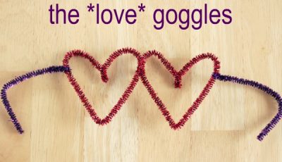 Pipe Cleaner Love Goggles