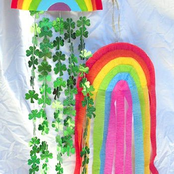 rainbow mobile for St Patrick's Day