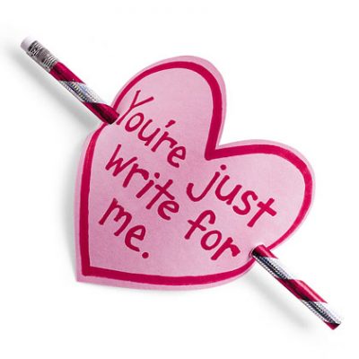 The "Write" Valentine's Day Card