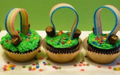 End of the Rainbow Cupcakes