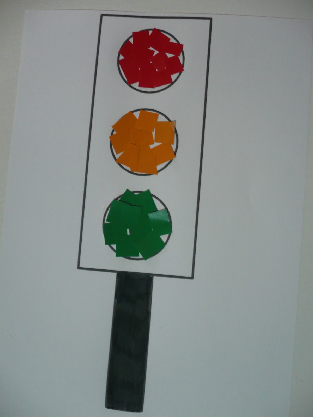 Paper Traffic Lights | Fun Family Crafts