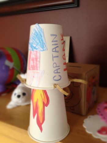 Jumping Rocket Cups | Fun Family Crafts