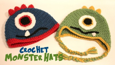 Crochet Monster Hats
