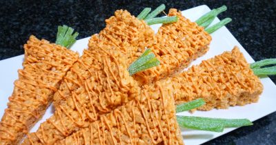 Rice Krispie Carrots