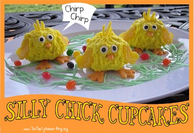 Silly Chick Cupcakes