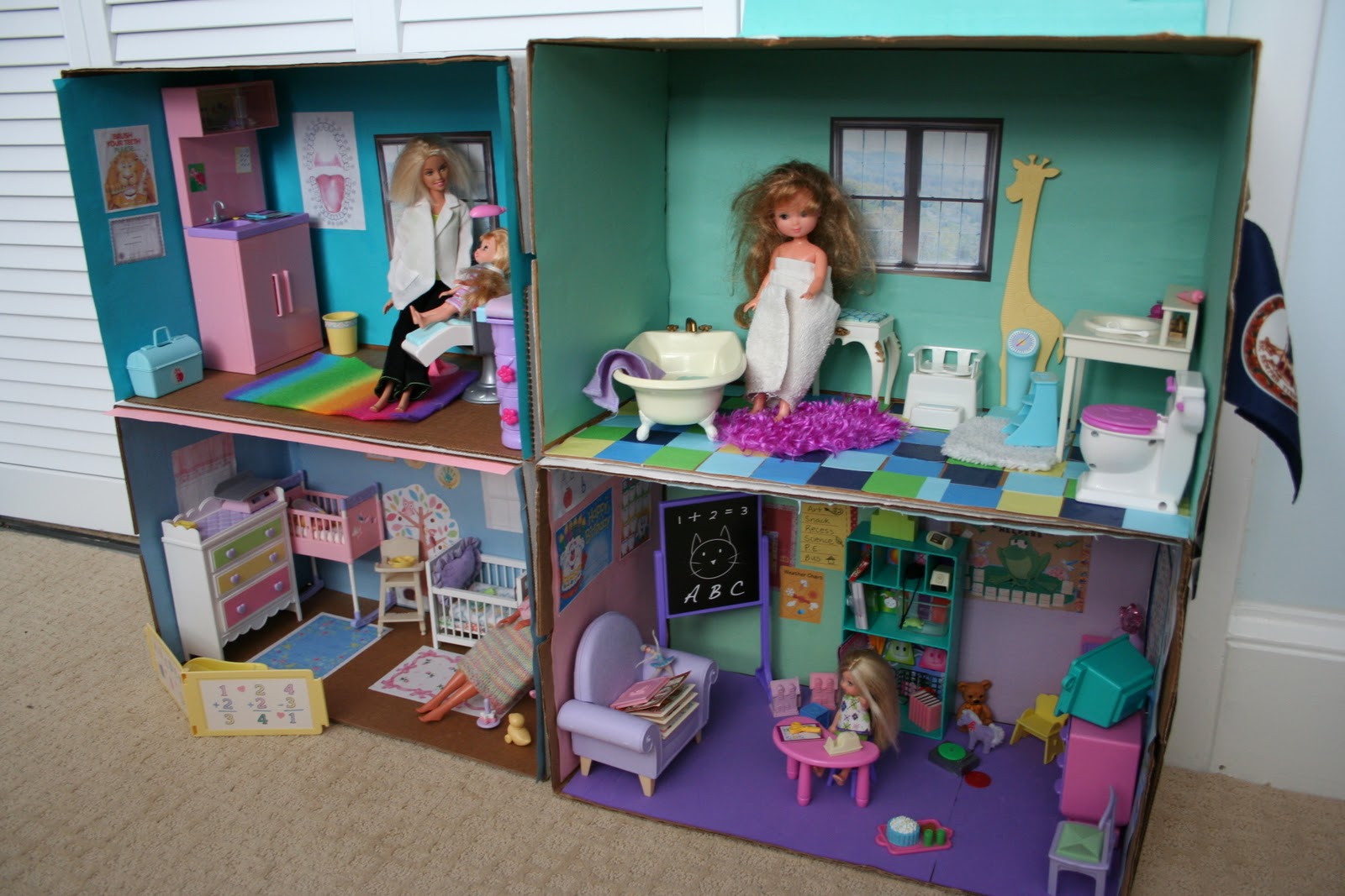 barbie house and