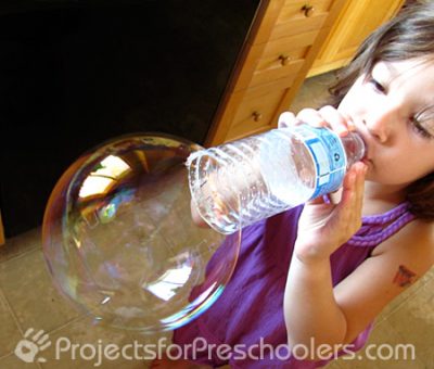 Water Bottle Bubble Fun