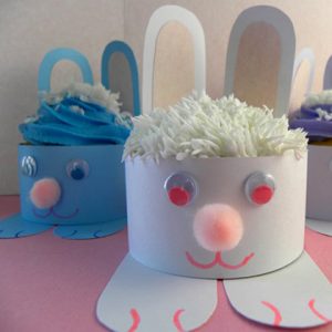 Easter Bunny Cupcake Wrappers | Fun Family Crafts