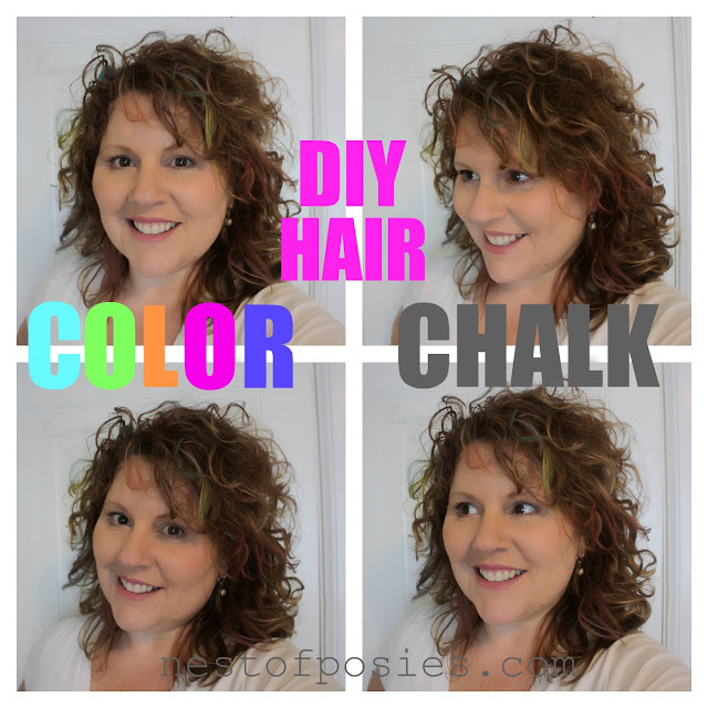 Color Your Hair with Chalk Fun Family Crafts