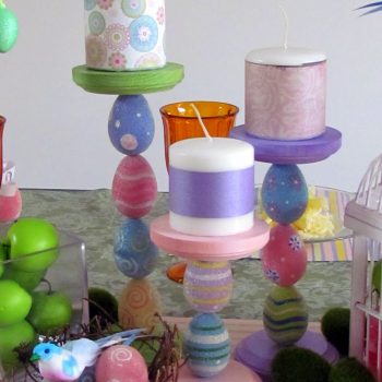 Easter Egg Candle Holders