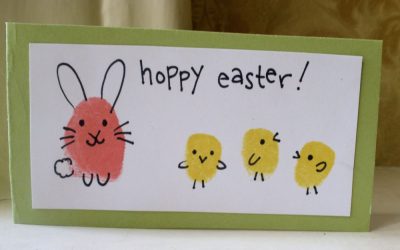 Hoppy Easter Fingerprint Bunnies & Chicks