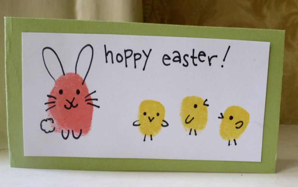 Hoppy Easter Fingerprint Bunnies & Chicks | Fun Family Crafts