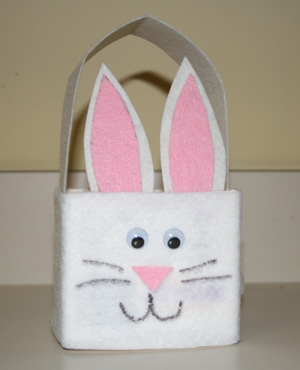 Milk Carton Easter Bunny Basket