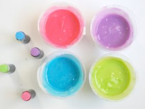 Edible Finger Paints 