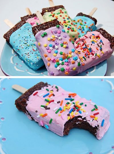 Popsicle Brownies