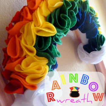 Rainbow Wreath