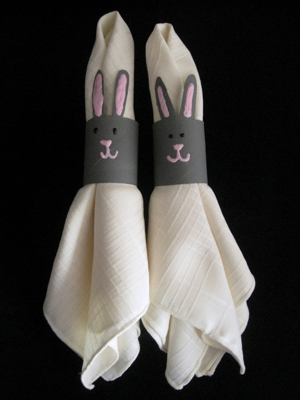Bunny Napkin Rings Fun Family Crafts