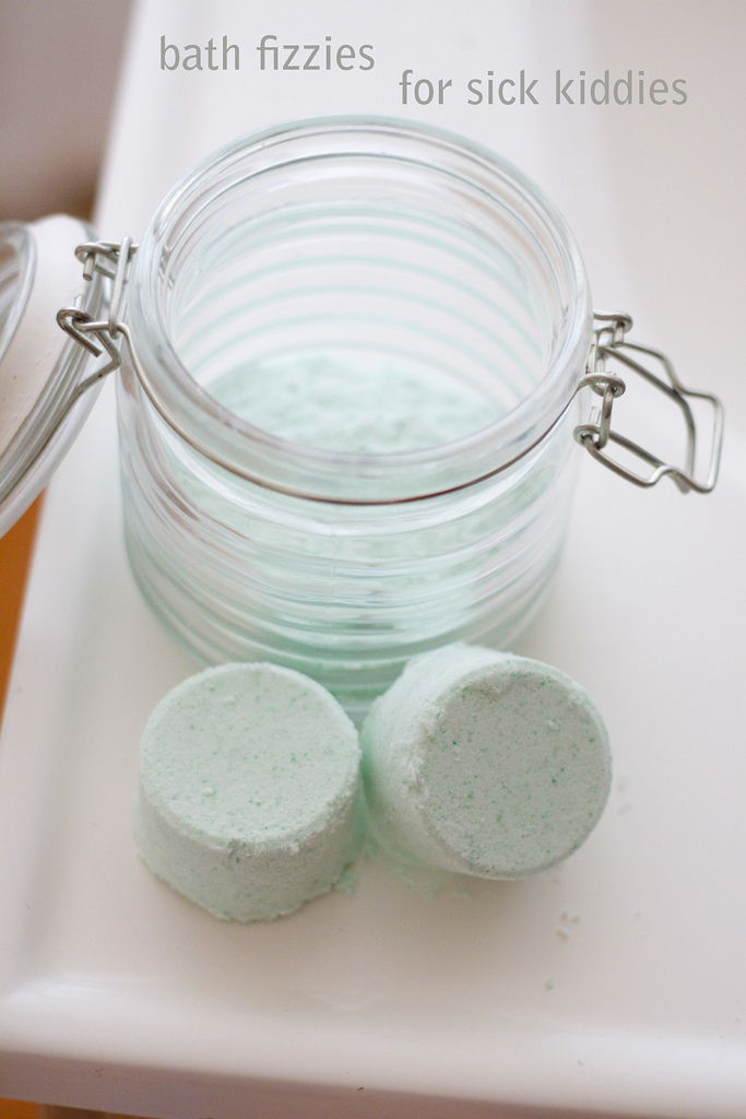 Bath Fizzies for Sick Kiddies Fun Family Crafts