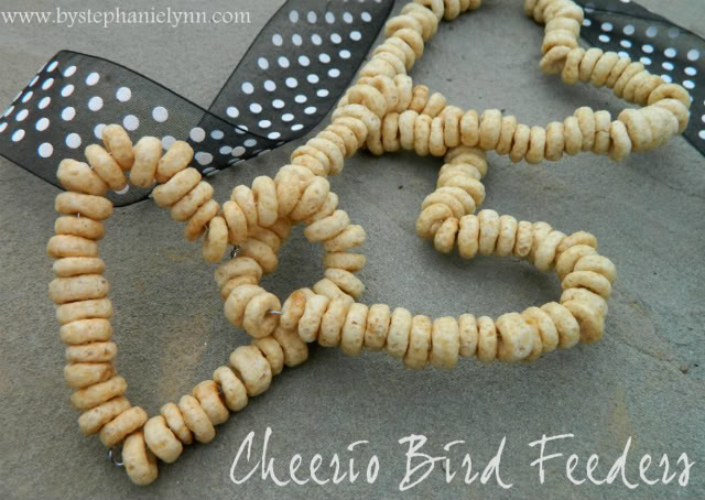 cheerio bird feeder