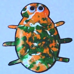 Melted Crayon Beetle