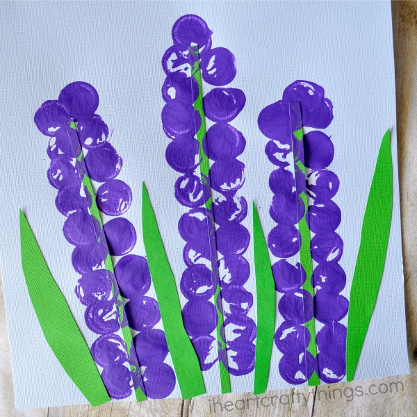 Stamped Hyacinth Flower | Fun Family Crafts