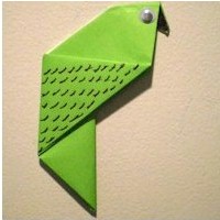 Origami Parakeet