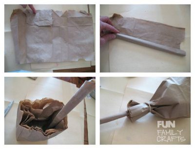 How to make easy paper bag maracas, by Amanda Formaro - featured on Fun Family Crafts