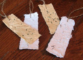Seeded Paper Bookmarks