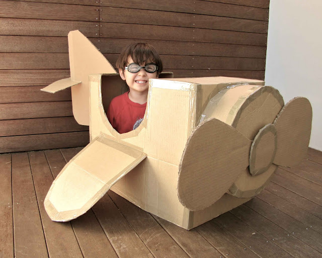 Cardboard Airplane | Fun Family Crafts