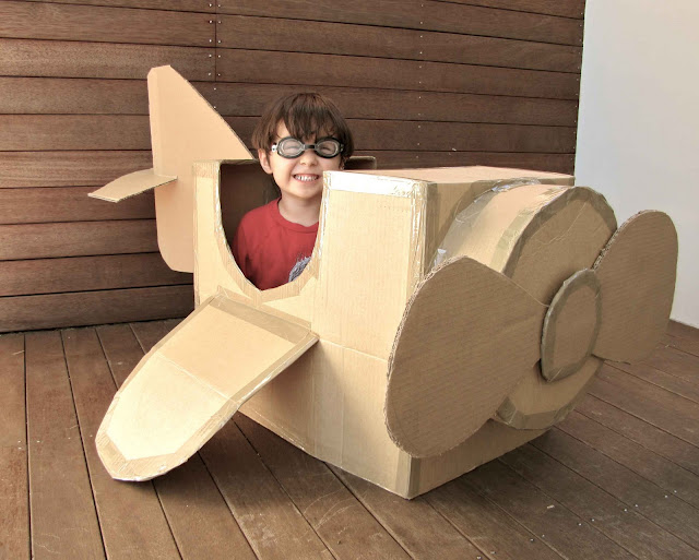 Cardboard Airplane Fun Family Crafts