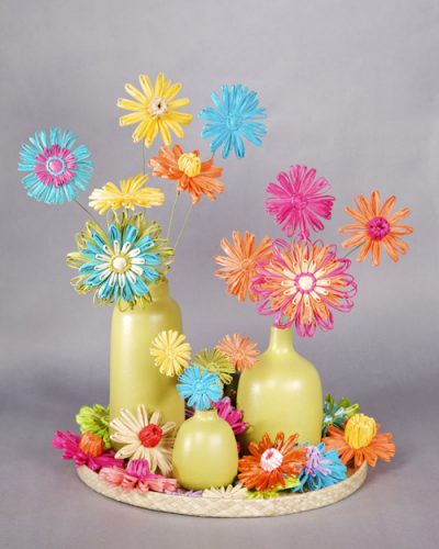 Drinking Straw Craft, Drinking Straw Flowers