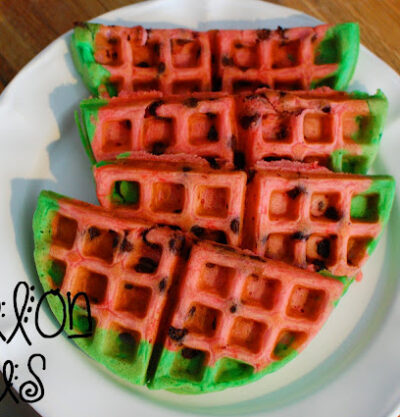 Watermelon Waffles