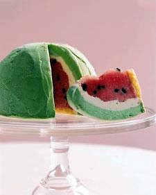 Watermelon Ice Cream Cake