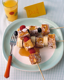 French Toast Kebobs for Father’s Day