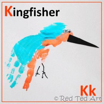 Kingfisher Handprint