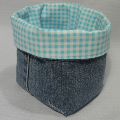 Denim Fabric Baskets