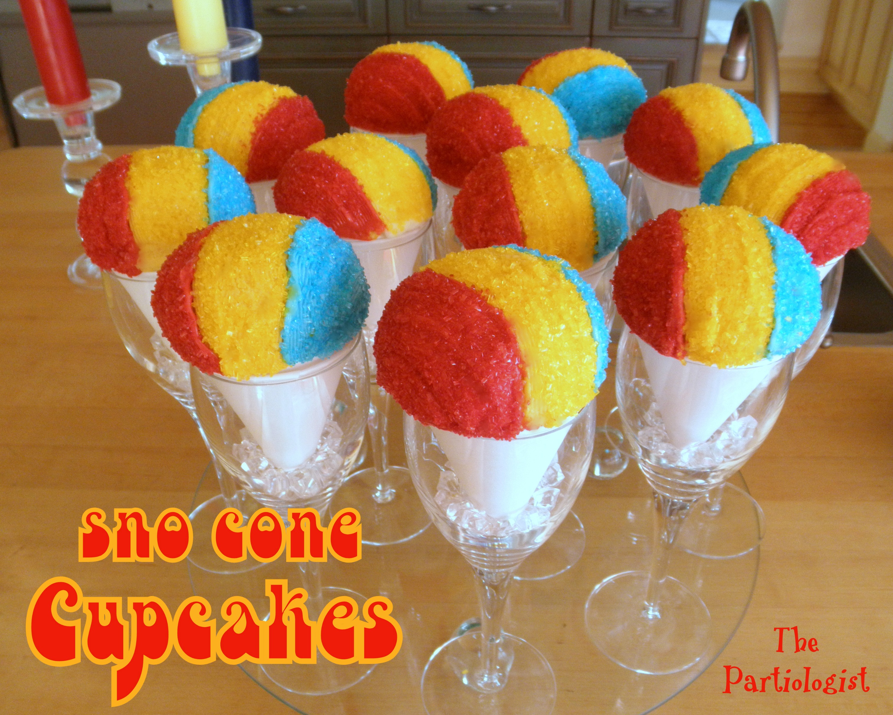 Sno Cone Cupcakes | Fun Family Crafts