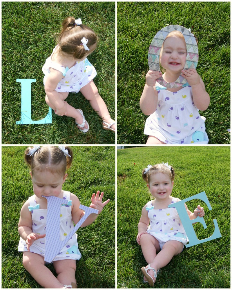 Letter Photo Props | Fun Family Crafts