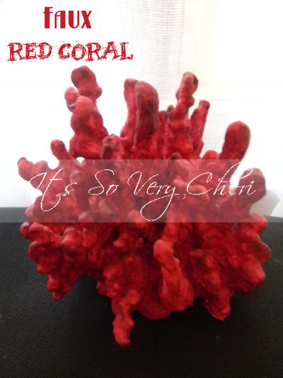 Faux Red Coral