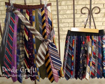 Upcycled Tie Skirt | Fun Family Crafts