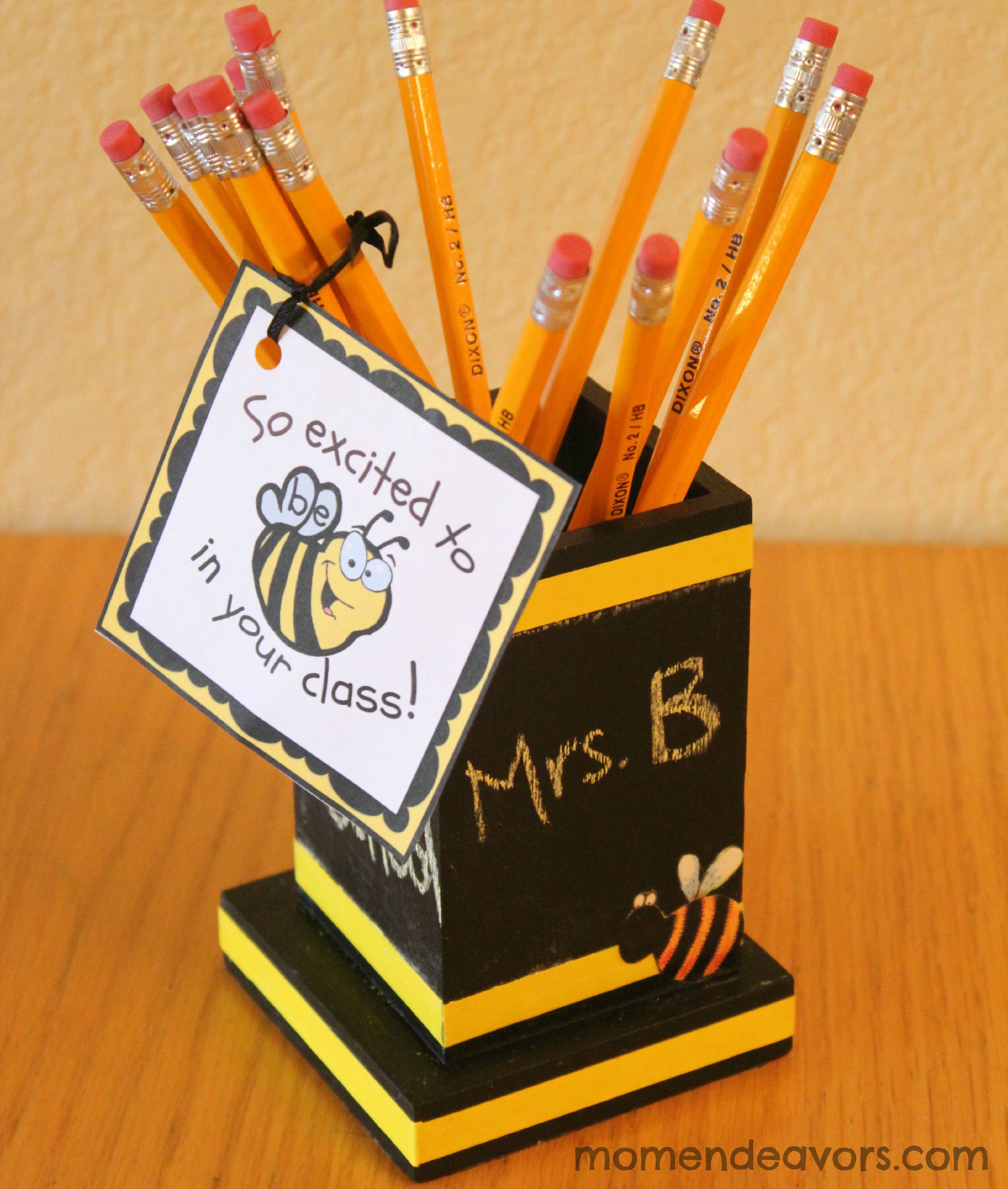 Pencil Holder Teacher Gift | Fun Family Crafts