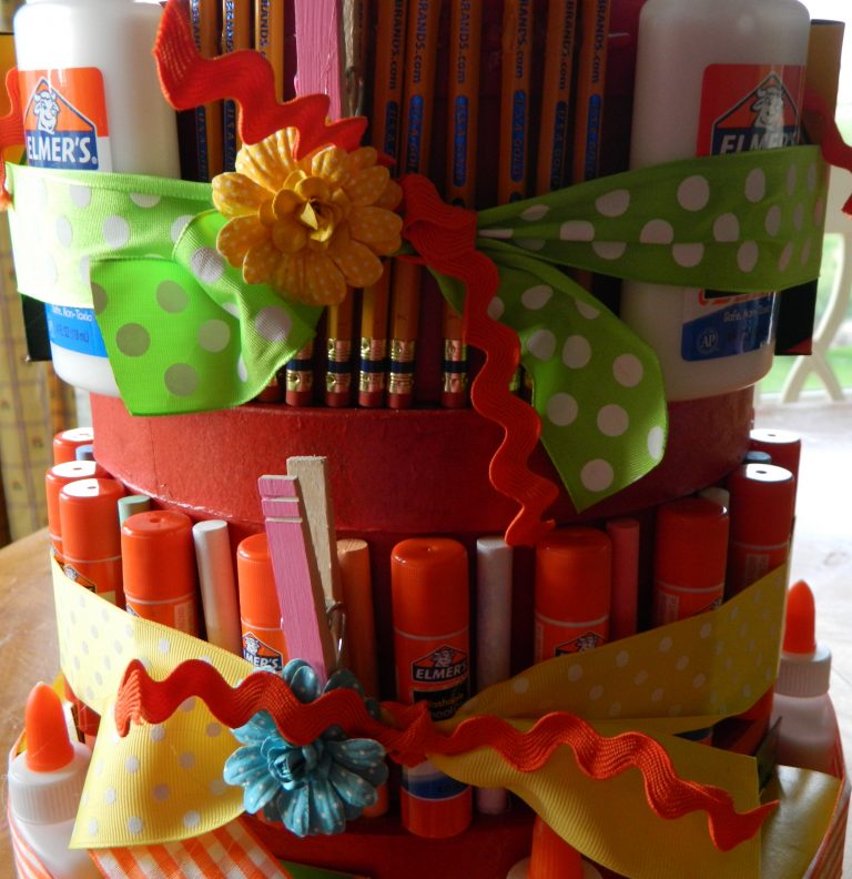 School Supply Cake | Fun Family Crafts