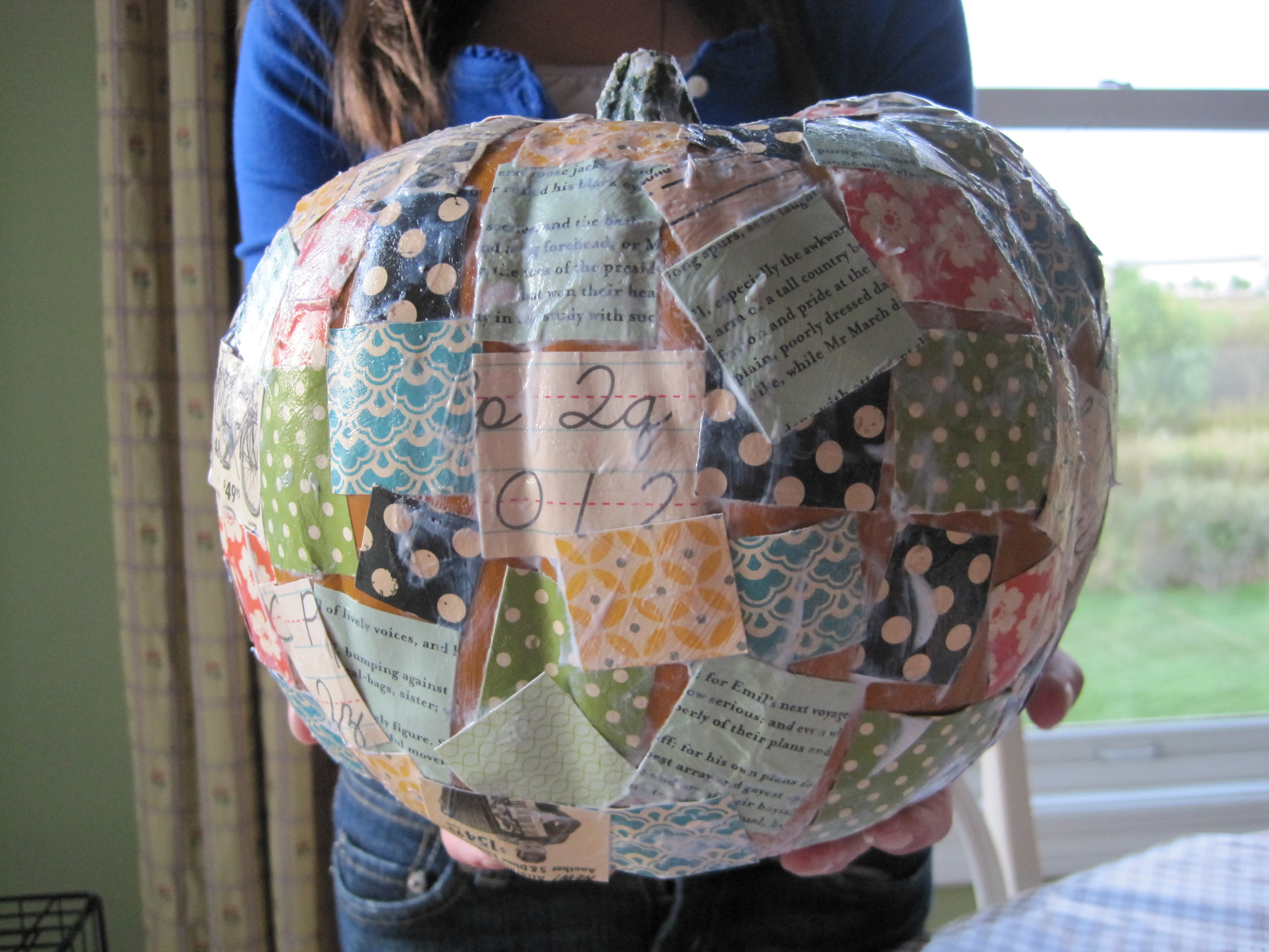 Decoupage Pumpkin | Fun Family Crafts