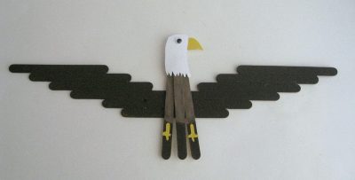 Craft Stick Bald Eagle
