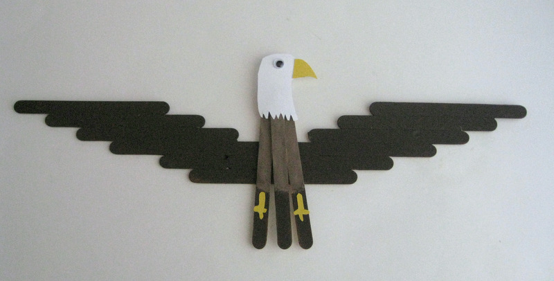 bald eagle kindergarten art projects