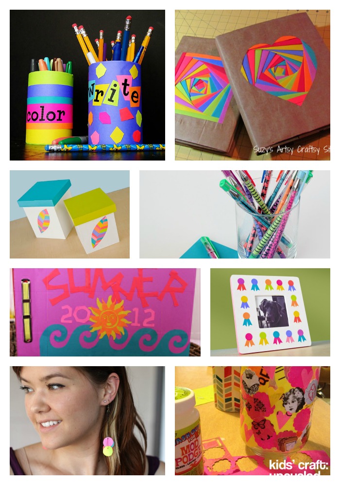 back to school ideas using astrobrights paper