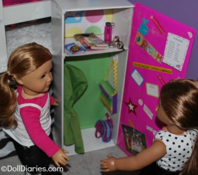 Doll Sized School Locker