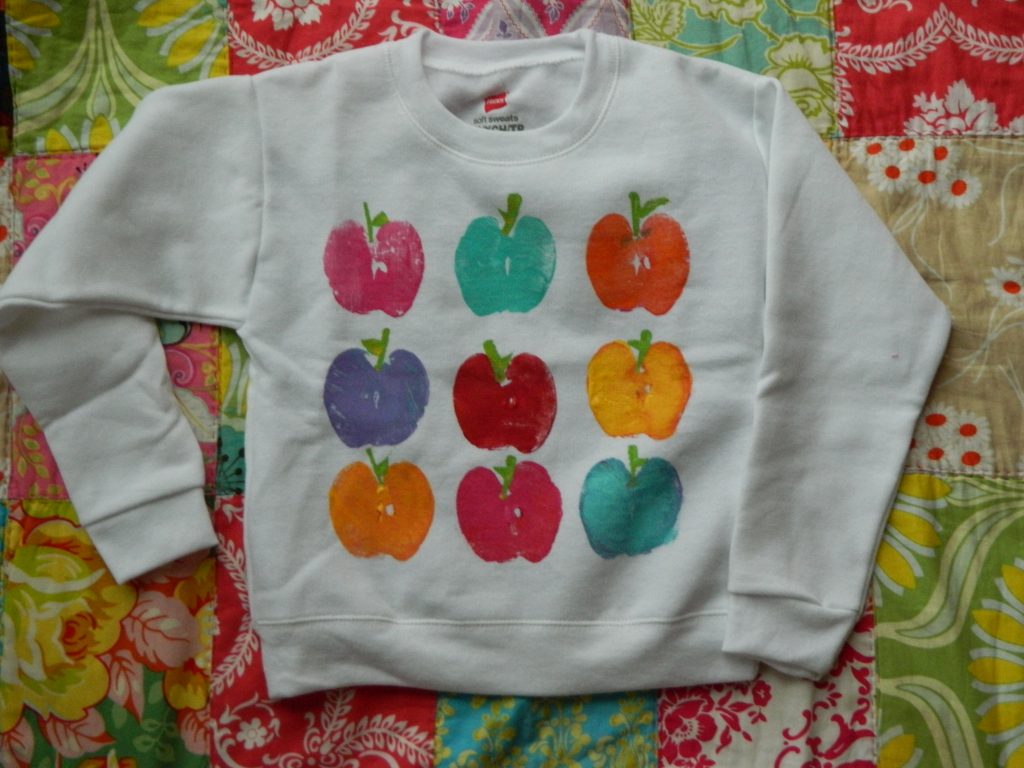 Apple Sweatshirt Fun Family Crafts