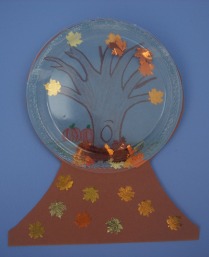 Fall Snow Globe